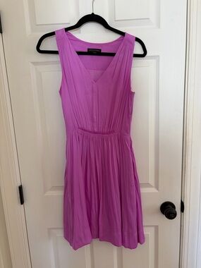 Banana republic Sleeveless V-Neck Lavender Dress